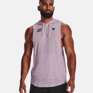 Under Armour | Shirts | Under Armour Mens Xxl Project Rock Show Your Work Sleeveless  Hoodie | Poshmark